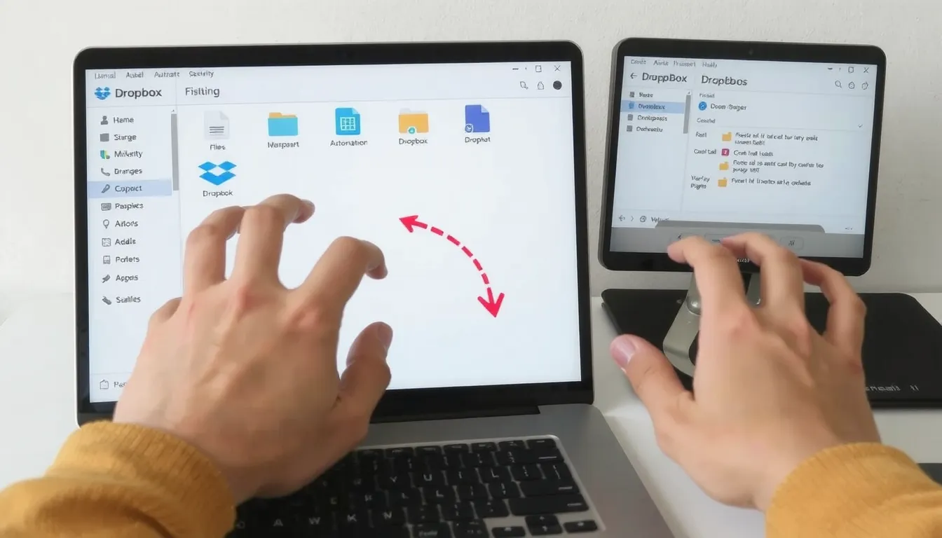 automatisation dropbox fichiers