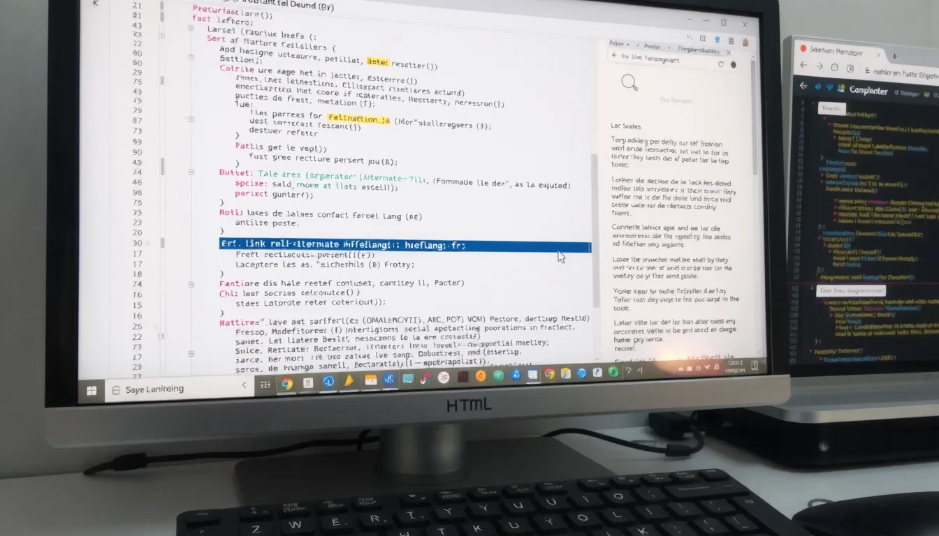 seo international avec hreflang