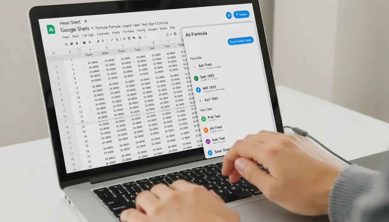 llm google sheets formules